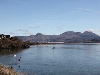 The view from Borth y Gest