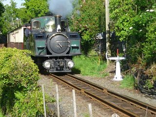 Earl of Merioneth passes the newly restored capstan