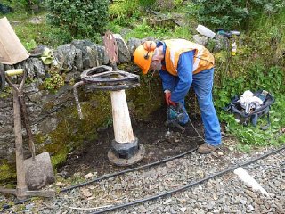 The up capstan outside Lotties