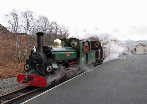 On the down train at Tan y Grisiau