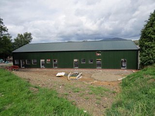 Minffordd Workshop Construction