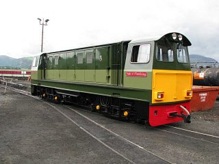 Newly repainted Vale of Ffestiniog