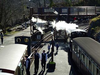 Britomart waits at Tan y Bwlch